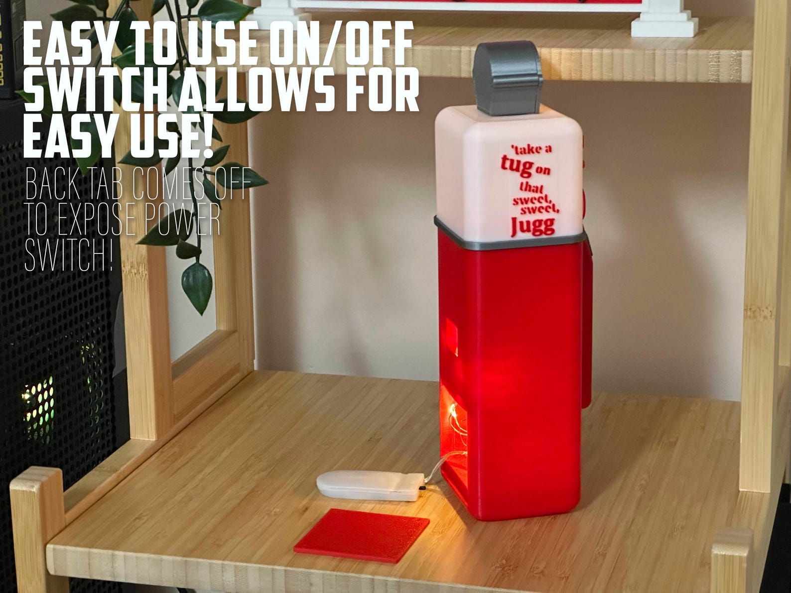 Call of Duty Zombies Juggernog LED Lamp gamer room decor