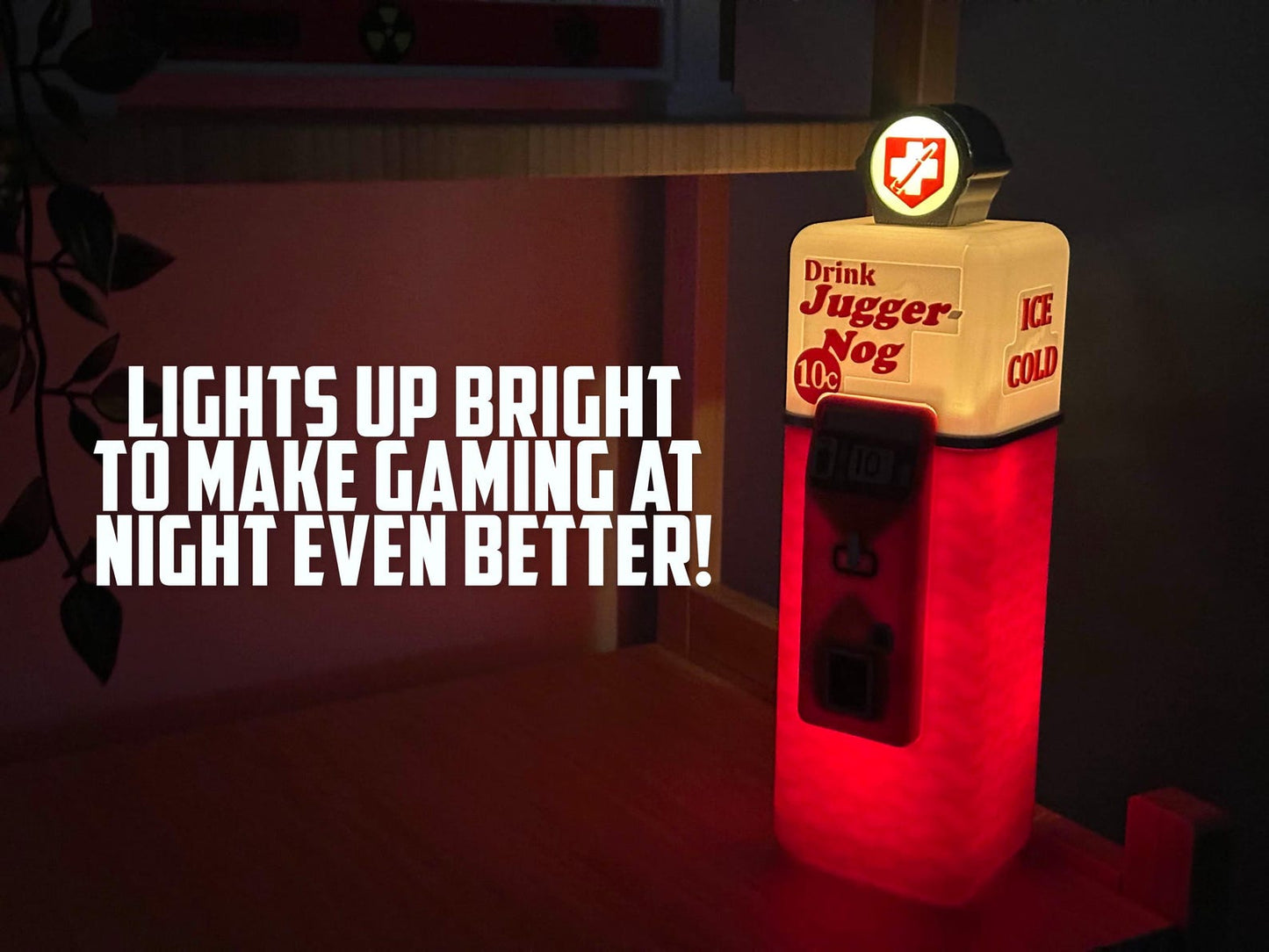 Call of Duty Zombies Juggernog LED Lamp gamer room decor