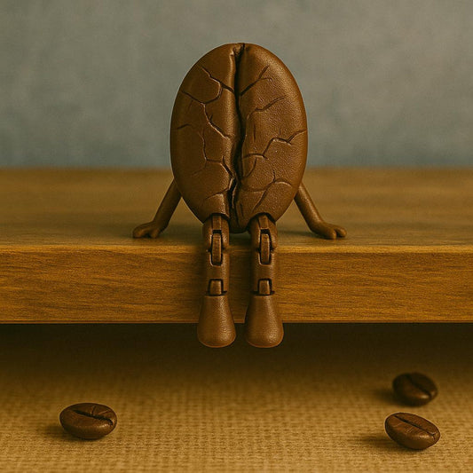 funny coffee figurine for coffee bar decor and coffee lovers gift