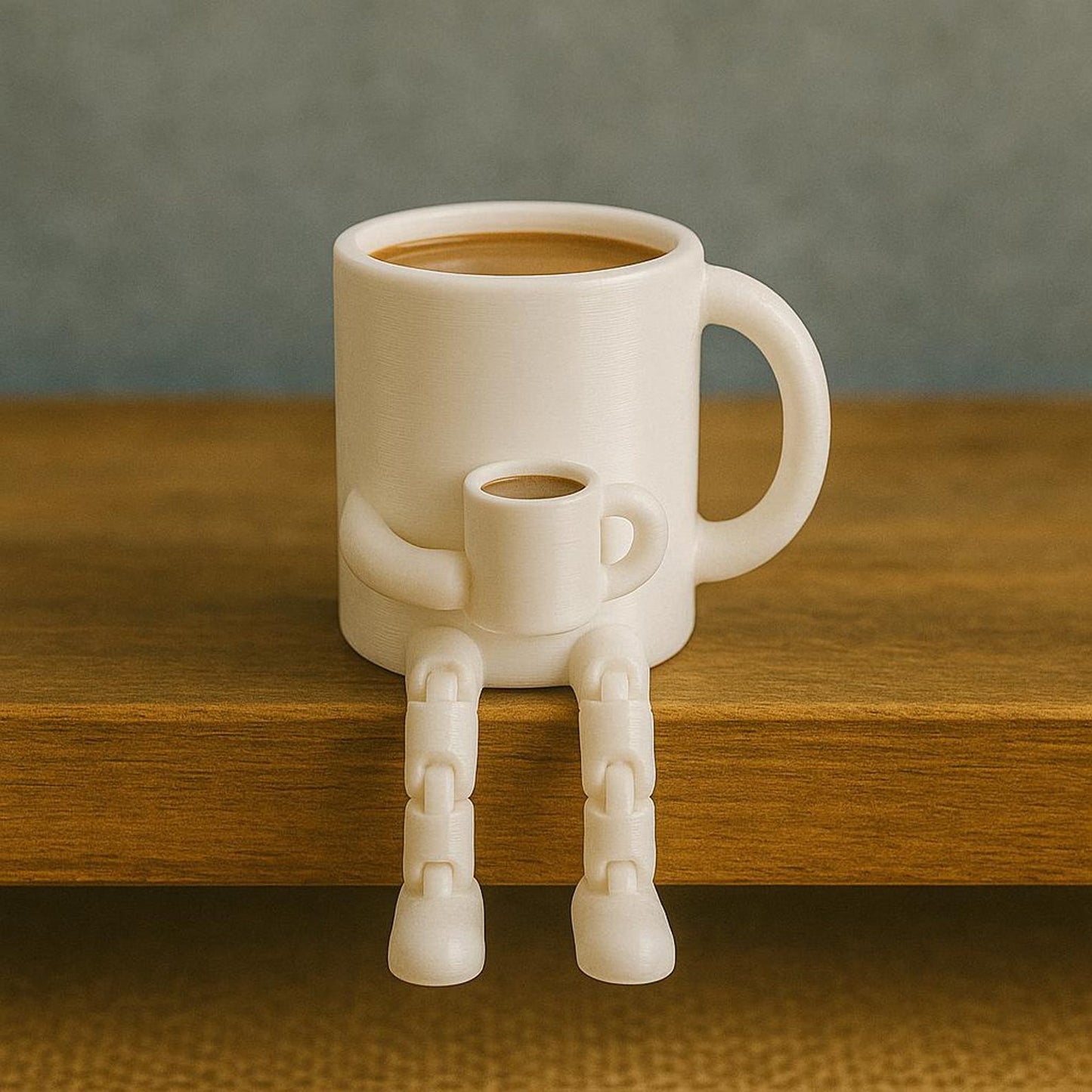 funny coffee figurine for coffee bar decor and coffee lovers gift