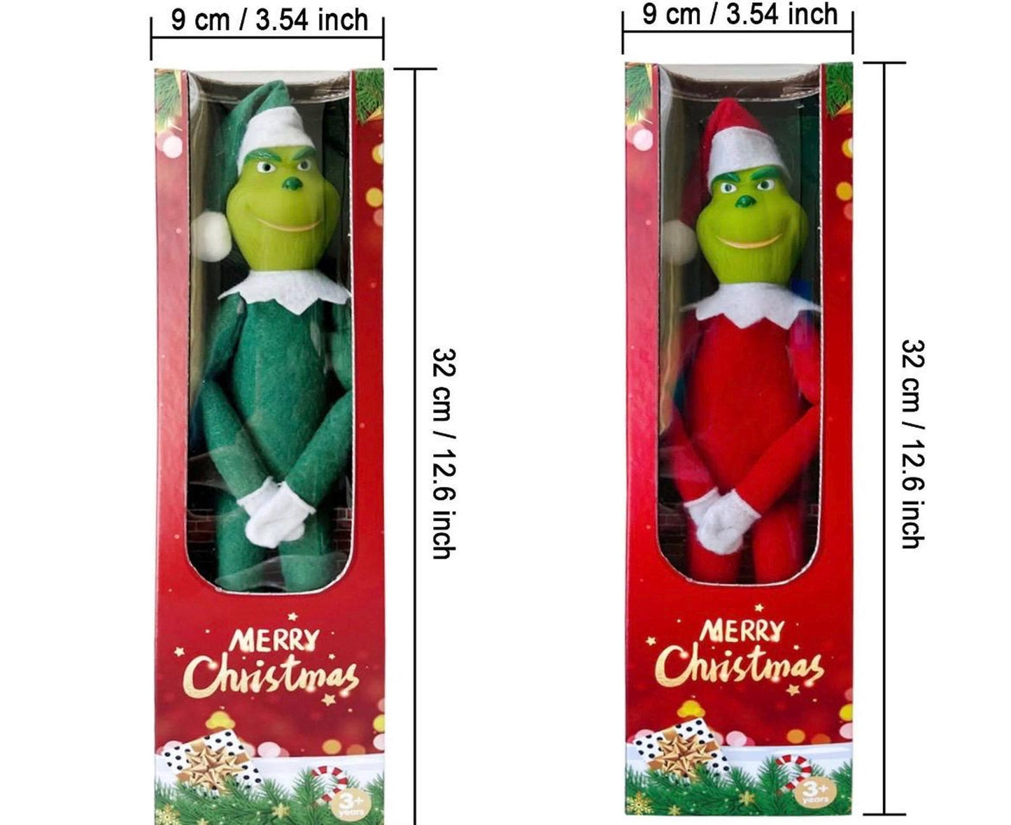 Grinch On the Shelf Christmas figurine decoration