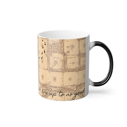 Harry Potter Marauder's Map heat reactive color changing mug
