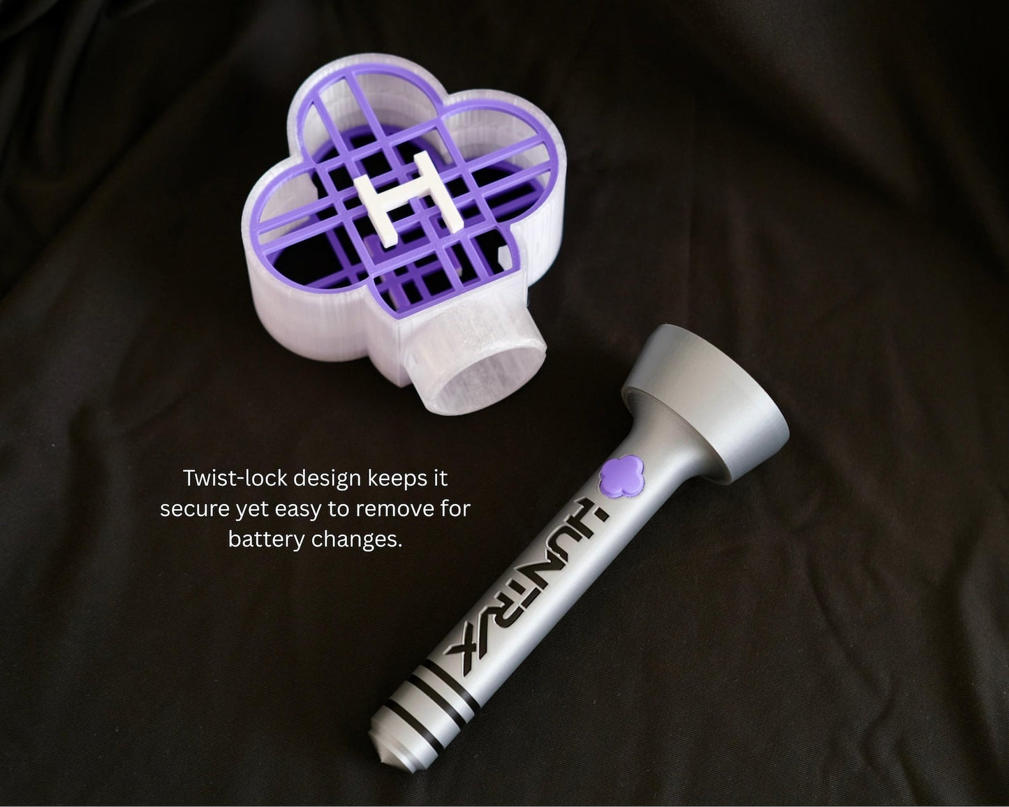 K-Pop Demon Hunters Huntrix Light Stick with RGB Colors