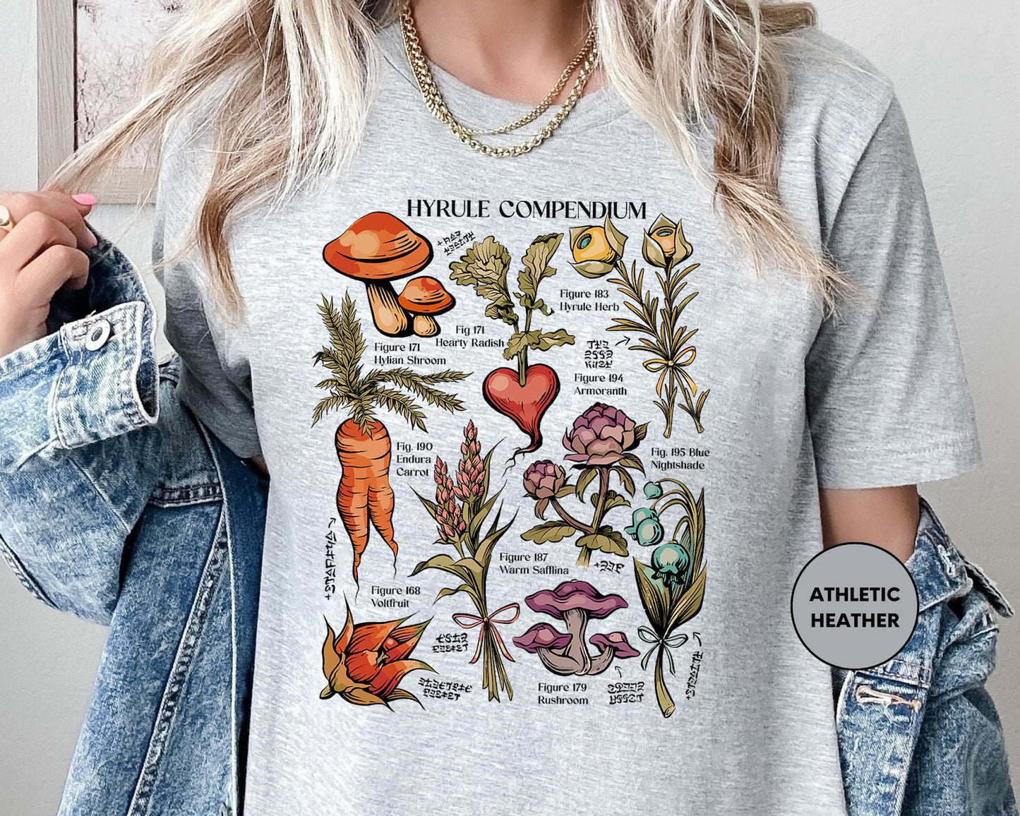 Hyrule Compendium Korok T-Shirt inspired by Breath of the Wild forest design