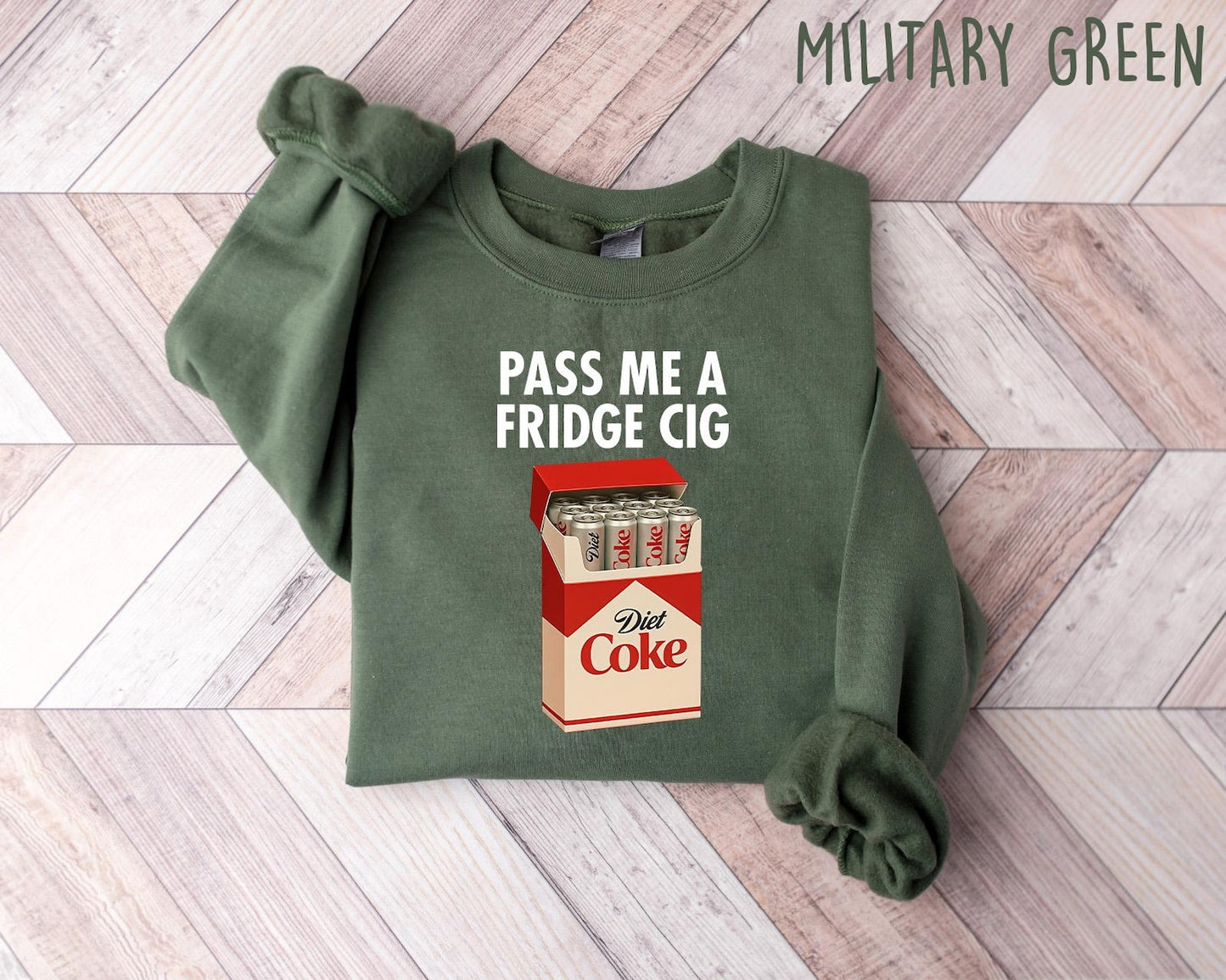 Funny Just a Fridge Cigg Diet Coke Shirt for sarcastic meme lovers