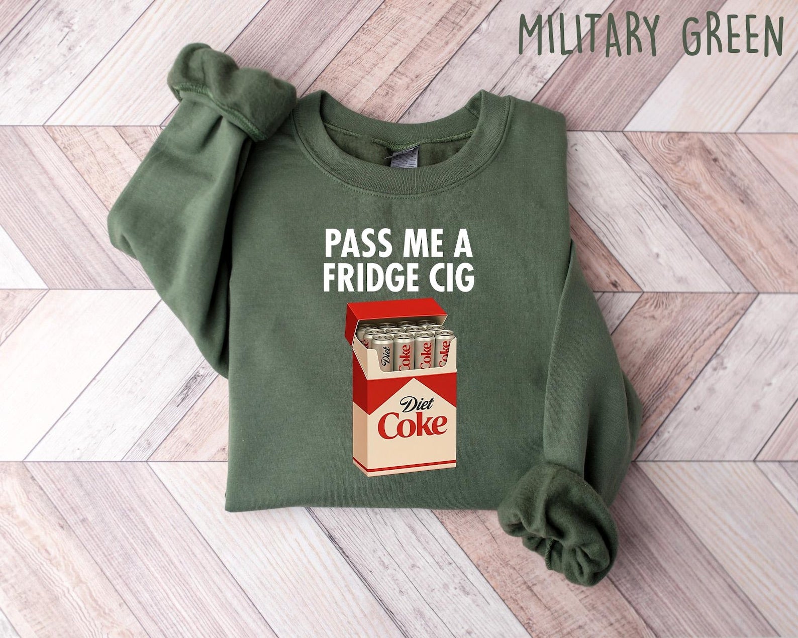 Funny Just a Fridge Cigg Diet Coke Shirt for sarcastic meme lovers