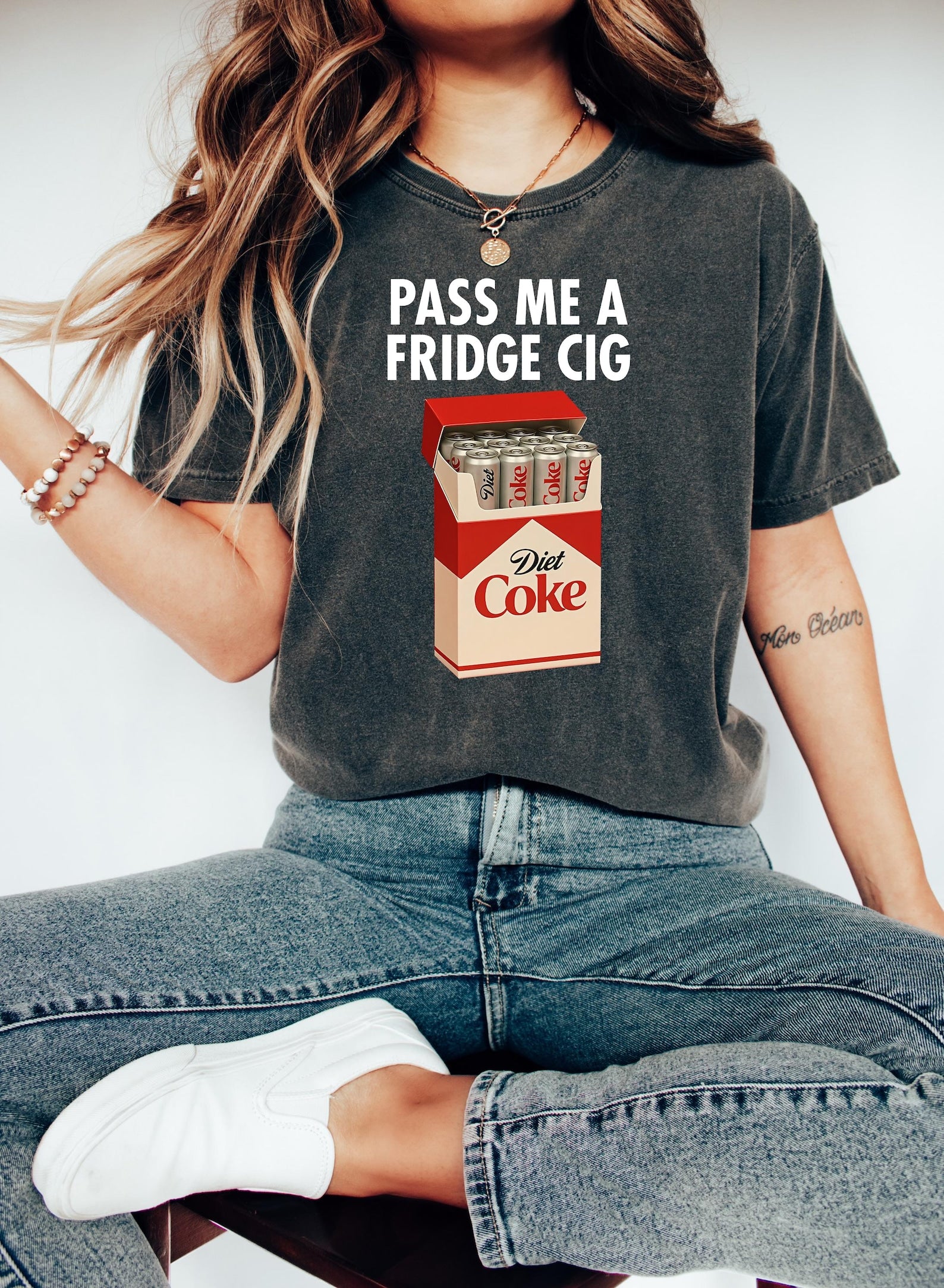 Funny Just a Fridge Cigg Diet Coke Shirt for sarcastic meme lovers