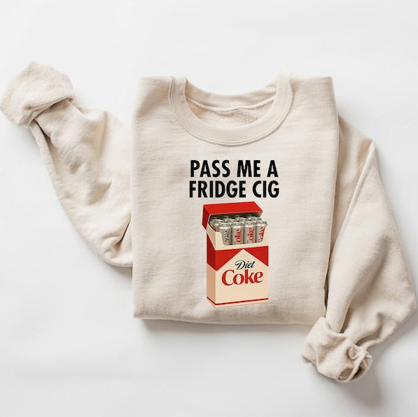 Funny Just a Fridge Cigg Diet Coke Shirt for sarcastic meme lovers