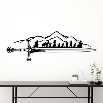 Lord of The Rings 3D metal wall art home decor