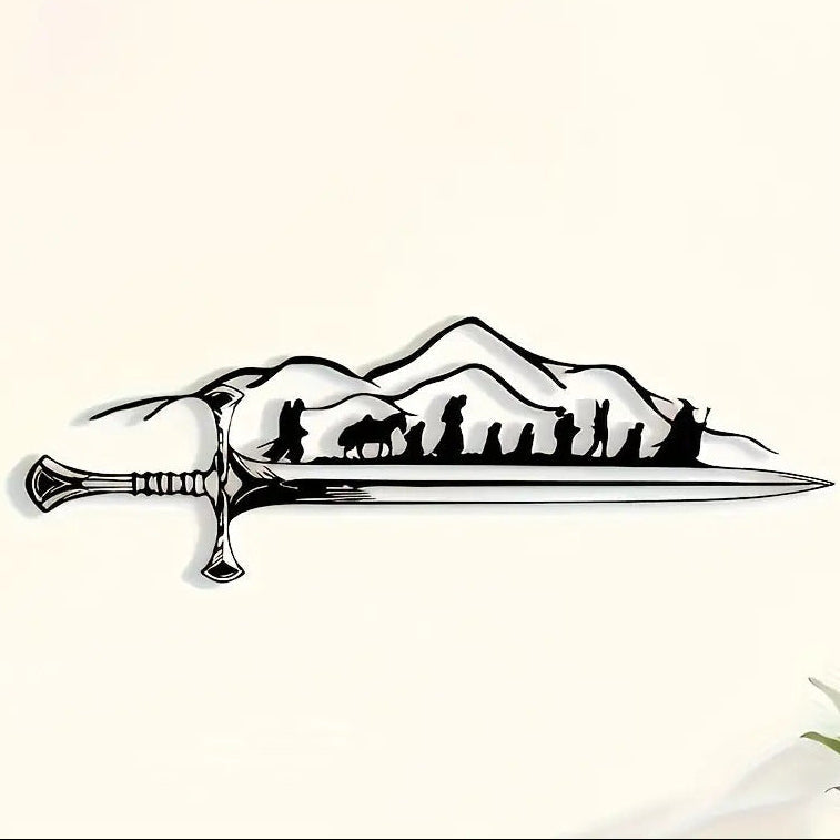 Lord of The Rings 3D metal wall art home decor