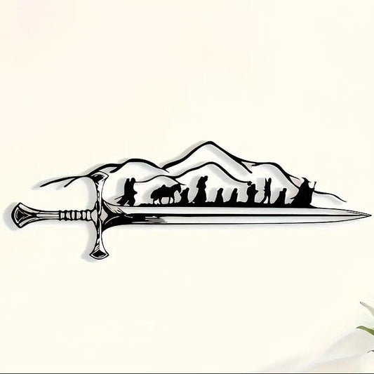 Lord of The Rings 3D metal wall art home decor