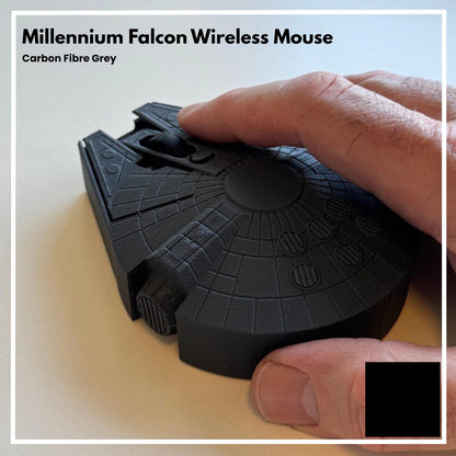 Millennium Falcon wireless mouse with LED lights for Star Wars fans