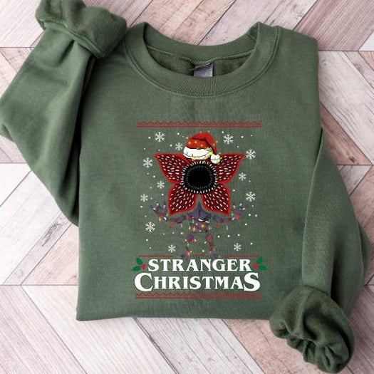 Stranger Christmas Shirt Retro 80s Funny Holiday Tee