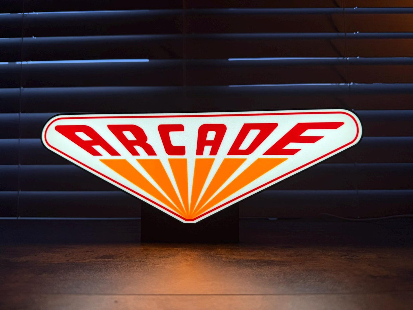 Stranger Things arcade LED sign wall decor glowing Hawkins design