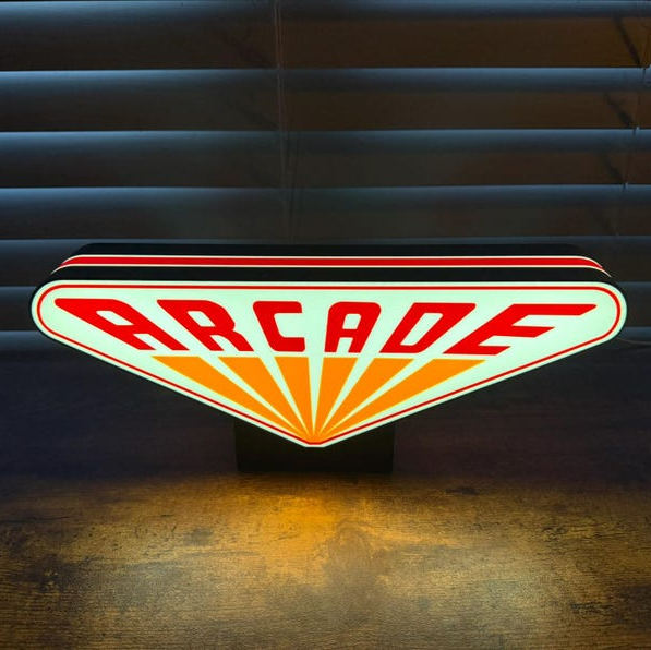 Stranger Things Arcade Sign